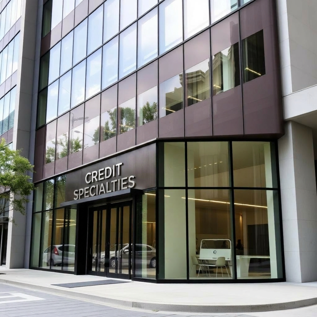 Modern New Jersey credit repair office building exterior